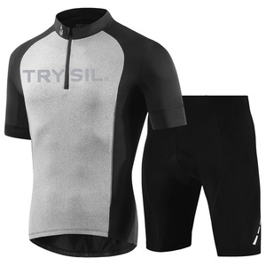 TRYSIL/特西尔骑行服套装夏季短袖款运动吸湿排汗硅胶自行车装备