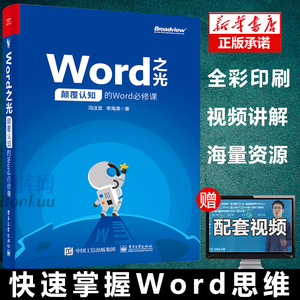 正版 Word之光 颠覆认知的Word必修课 word excel教程书籍 排版格式修改 电脑办公软件教程书籍 word文档编辑和排版 word画图