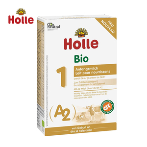 德国Holle泓乐有机A2宝宝儿童婴儿配方牛奶粉含天然A2蛋白400g/盒