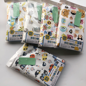 日本订单 婴儿亲肤隔尿垫宝宝纯棉三层防水可洗隔尿床垫大小码