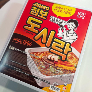 韩国进口零食GS25便利店友施香菇牛肉味大份方便速食即食泡面拉面