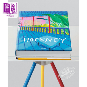 预售 DAVID HOCKNEY A Bigger Book 大卫·霍克尼 taschen限量收藏版含亲笔签名 超大开本带书架 进口艺术 画集画册【中商原版】