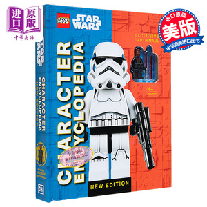 预售 DK 乐高星球大战人物百科 新版 星球大战乐高书 英文原版 DK Lego Star Wars Character Encyclopedia【中商原版】