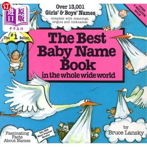 现货 The Best Baby Name Book: In the Whole Wide World 世界上最好的婴儿名字簿【中商原版】