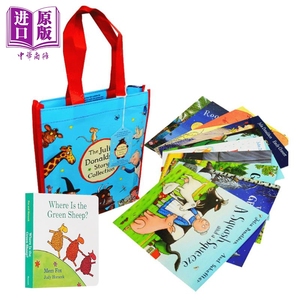 现货 Julia Donaldson 茱莉亚唐纳森故事集10册 The gruffalo 咕噜牛 英文原版 Axel Scheffler 儿童图画故事书 赠绿羊纸板书一本