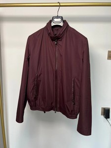 Corneliani 克莱利亚尼夹克 防风雨纤维面料 牛皮拼接 时尚百搭