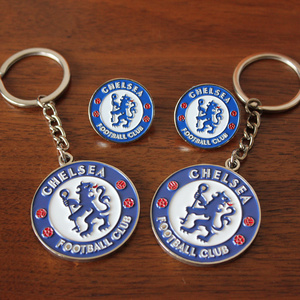 切尔西CHELSEA足球球迷周边礼物队徽徽章胸针汽车钥匙扣背包挂饰