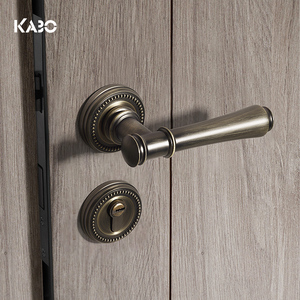 德国KABO法式青古铜门锁室内卧室房间复古门把手美式静音磁吸门锁