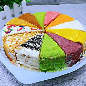 俄罗斯风味 12拼提拉米苏蛋糕 千层生日蛋糕 八寸700g 网红款包邮