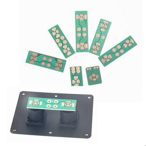 音箱卡侬母插座 卡龙座小方座电路板 4芯两路PCB板线路板方便焊接