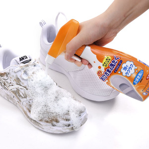 日本进口ST刷鞋神器洗鞋专用去污清洁剂刷白鞋喷雾清洁一擦白抖音