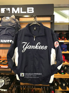 台湾专柜代购MLB NY/洋基队 秋冬新款男士棒球服球队夹棉夹克外套