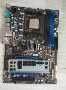 拆机微星870S-G46 (FX)主板加AMDX4640四核CPU加500G硬盘套装充新
