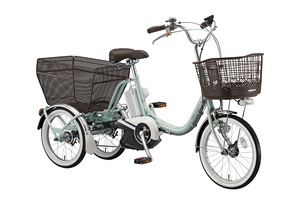 日本原装进口 Bridgestone 普利司通 电动助力三轮自行车
