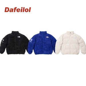 现货 Supreme THE NORTH FACE SUEDE NUPTSE JACKET 麂皮羽绒服