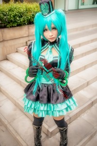 Vocaloid初音未来 恋爱哲学cosplay定做承接各种动漫服装假发定制