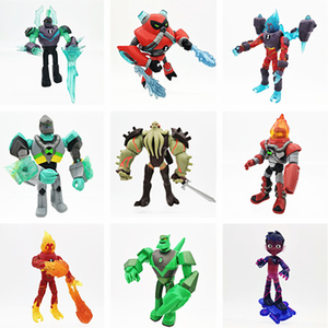 少年骇客英雄地球保卫者BEN10手办小班公仔关节可动儿童塑胶玩具