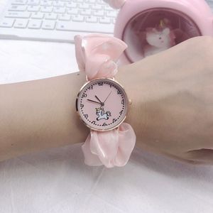韩国东大门ins风卡通丝带手表女 创意粉色小仙女手表礼品儿童表1