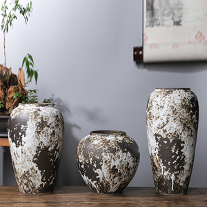 景德镇陶瓷花瓶家居装饰品诧寂风可水培养竹子富贵竹种三角梅花瓶
