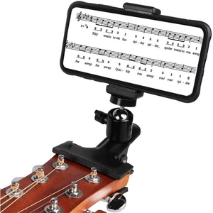 手机吉他直播支架拍摄录视频卡林巴拇指琴手机架固定支架乐器夹