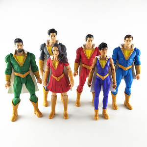 美泰Mattel正版散货DC超级英雄 雷霆沙赞Shazam 6寸可动人偶 手办