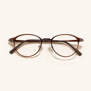 超轻钨碳塑钢近视眼镜框男女款文艺小脸小椭圆镜架棕茶色镜框眼镜