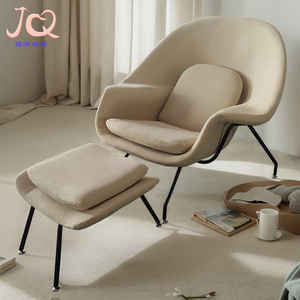 北欧现化时尚子宫椅艺术异形午睡玻璃钢创意休闲简约单人沙发椅子