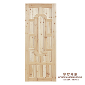 定制新中式门杉木门实木门套装木头门纯实木门原木 卧室门全木门