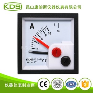 供应 KDSI/康的斯 双指针显示电表BE-48 AC10A配电柜交流电流表