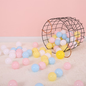 8c海洋球室内家用商用宝宝婴儿童球彩色波波球池围栏无毒无味玩具