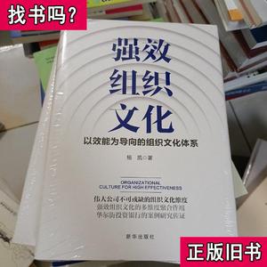 强效组织文化：以效能为导向的组织文化体系 杨凯 著 2019-06 出