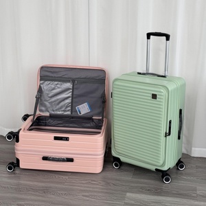 出口PC商务20寸行李登机箱可扩大容量拉杆旅行皮箱子24学生28托运