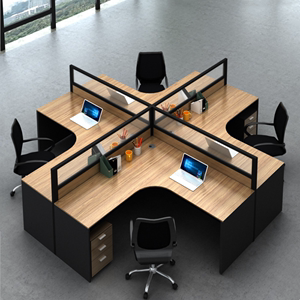 职员办公桌单人位电脑桌屏风工位多人隔断卡座办公室员工工位桌椅