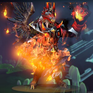 dota2末日不朽手臂末日使者魔王之忱TI8一技能特效一个月礼物