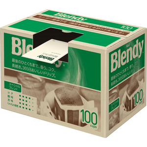 日本 AGF blendy 醇厚原味咖啡 滴漏式挂耳咖啡 7g*100袋 1盒