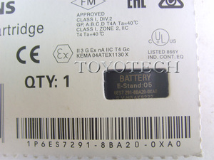 BATTERY E-Stand:05西门子S7-200 PLC电池卡6ES7 291-8BA20-0XA0