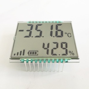 温湿度液晶显示屏动态驱动超宽低温段码lcd屏带电量显示QYT12429