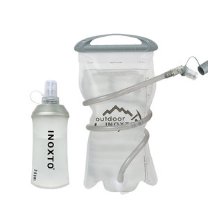 户外饮水袋便携运动登山骑行喝水装水袋软水壶健身跑步水杯越野跑