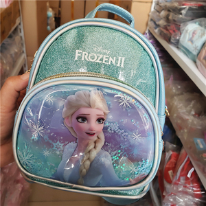 迪士尼小包正品冰雪奇缘斜挎包双肩包女童艾莎公主可爱手提小背包