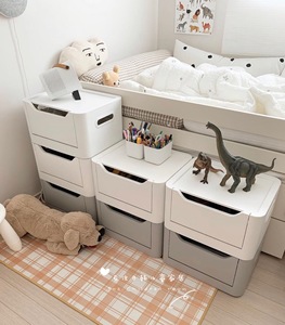 韩国banham正品代购家居ins网红收纳箱儿童玩具箱宝宝衣服整理箱