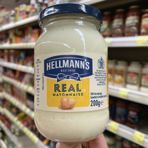 香港代购HELLMANN'S好乐门低脂轻怡蛋黄酱低卡路里沙拉酱罐装200g