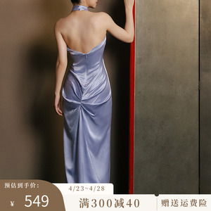 echo bridal 新中式改良旗袍「戏梦」国风新娘婚礼晨袍敬酒礼服裙