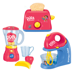 朵拉儿童厨房玩具小帮手家电组合女孩过家家搅拌榨汁机果汁机套装