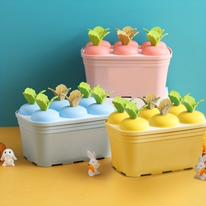 雪糕模具家用自制做冰棒冰棍冷饮容器冰淇淋食品级冰糕冰块工具盒