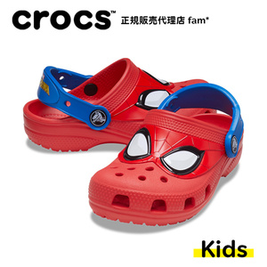 日本直邮 CROCS卡洛驰 儿童款蜘蛛侠洞洞鞋男童户外沙滩鞋凉拖鞋