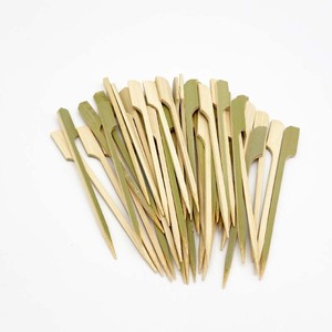 日式烧鸟竹签日本料理烧烤竹串头层原色青皮竹粗签水煮关东煮竹签