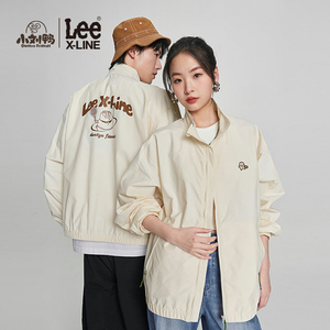 【小刘鸭联名】Lee24春夏新品舒适版米白色男女同款长袖夹克外套