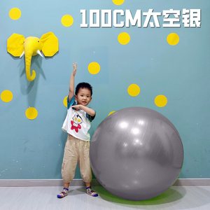 正品超大号瑜伽建身球订做120CM/100CM儿童感统训练大龙球1米黑白