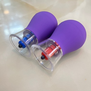 拔罐器紫色水果型生态磁五行针拔罐塑型穴位针灸磁疗灸夜星石磁头