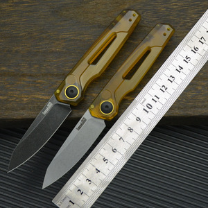 卡秀7551折刀PEI柄锋利折叠刀不锈钢水果刀户外刀具露营工具小刀